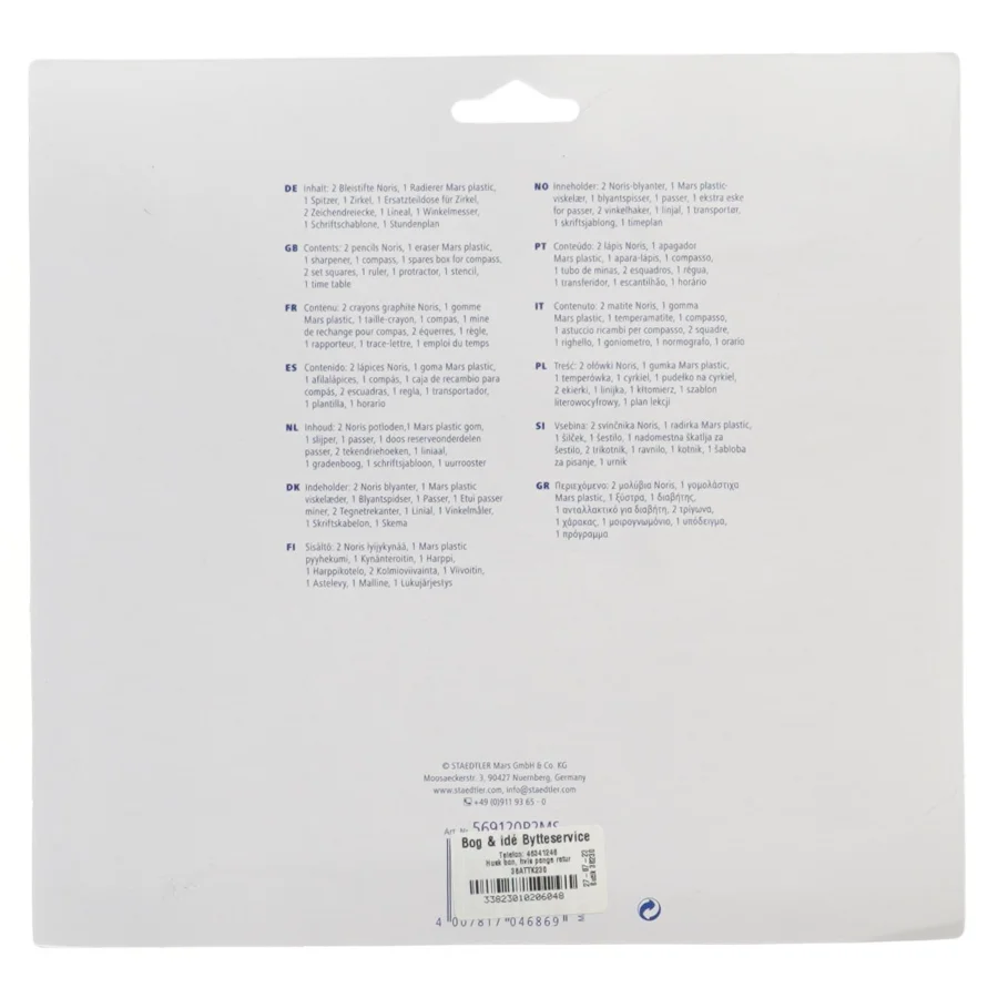 Staedtler Noris geometrisæt fra Staedtler