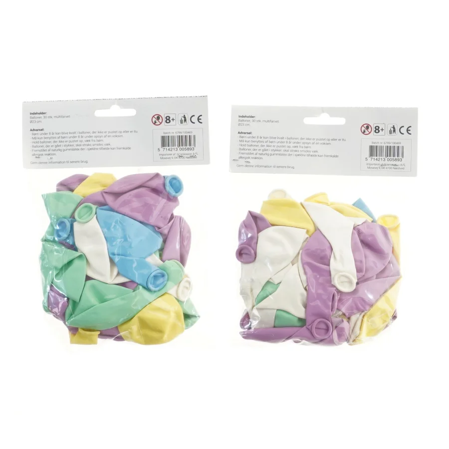 Pakke med 30 balloner, ø 23 cm (str. 30 styk, ø 23 cm)