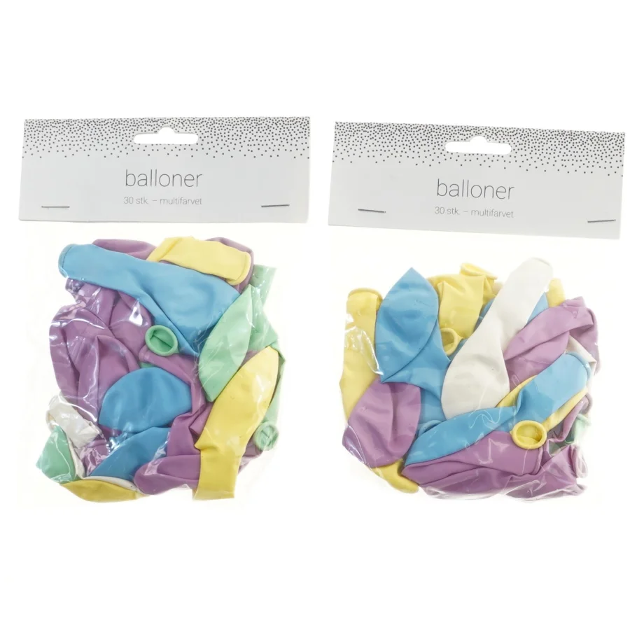 Pakke med 30 balloner, ø 23 cm (str. 30 styk, ø 23 cm)