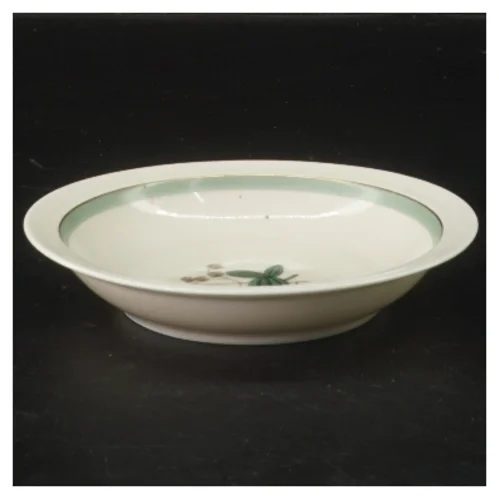 Hjertegræs stel. Porcelænsfad med blomstermotiv fra Royal Copenhagen (str. 13x3 cm)