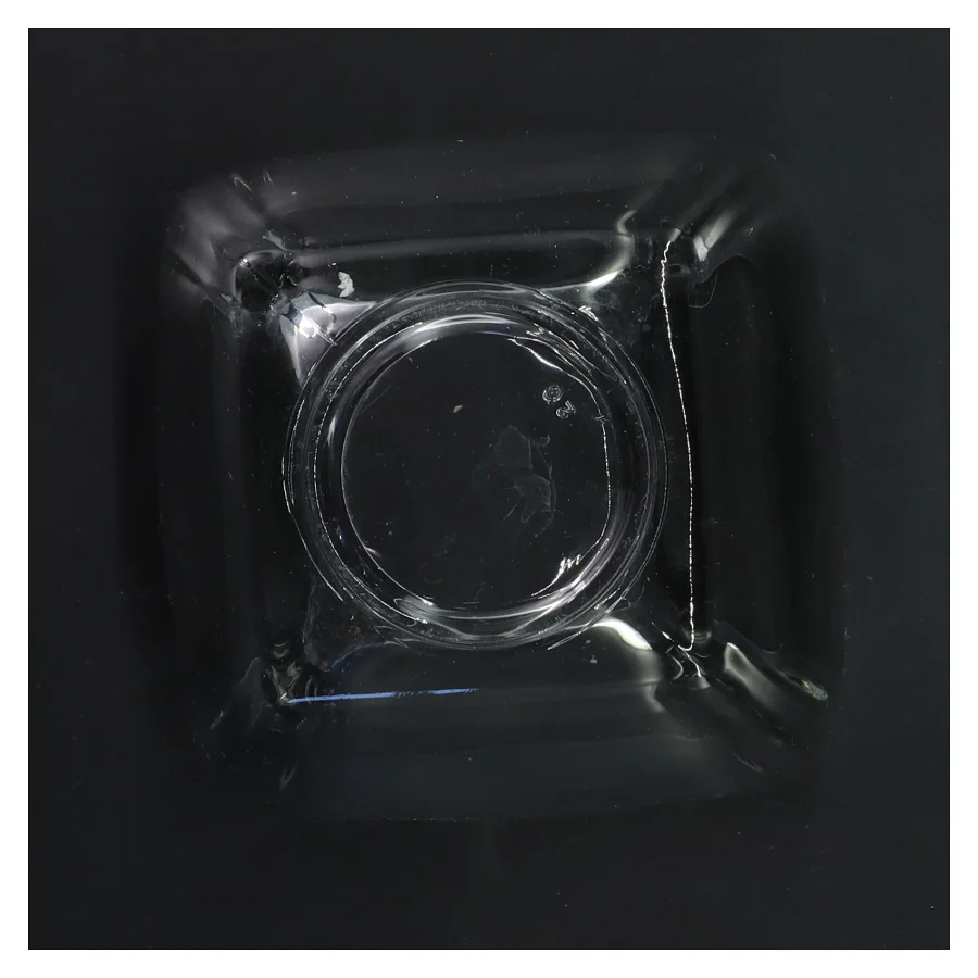 Kvadratisk firkantet Glasvase (str. 11x11,5 cm)