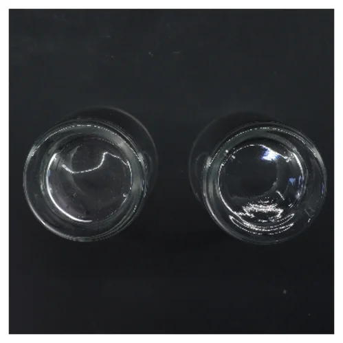 2 smukke  ølglas (str. 2 stk Ø 8 cm længde 18,5 cm)