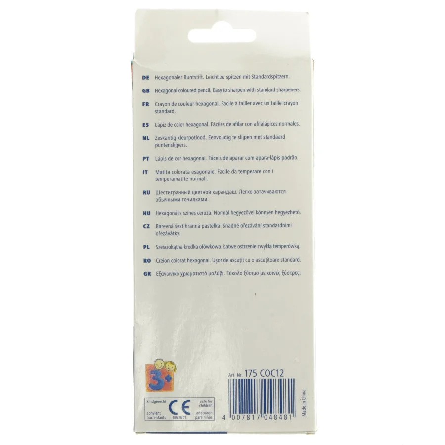 Farveblyanter sæt (str. 20,5x9 cm)