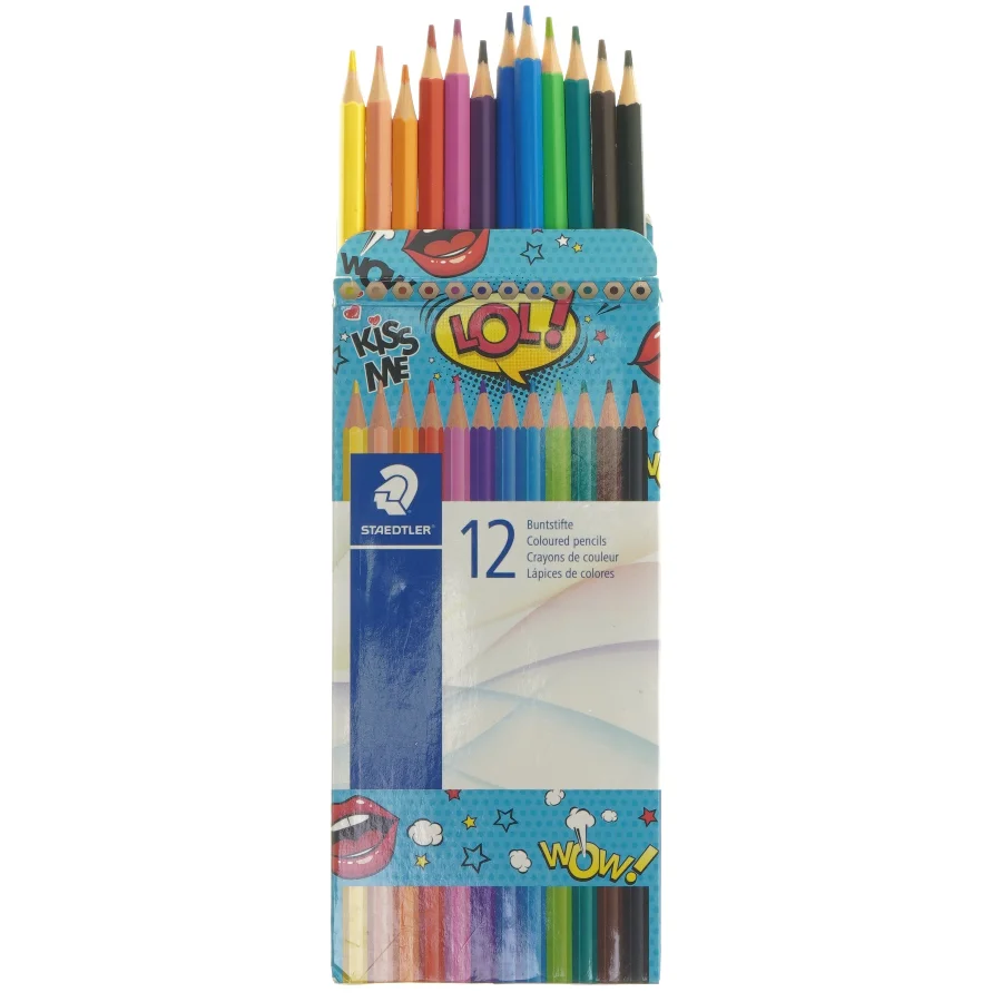 Farveblyanter sæt (str. 20,5x9 cm)