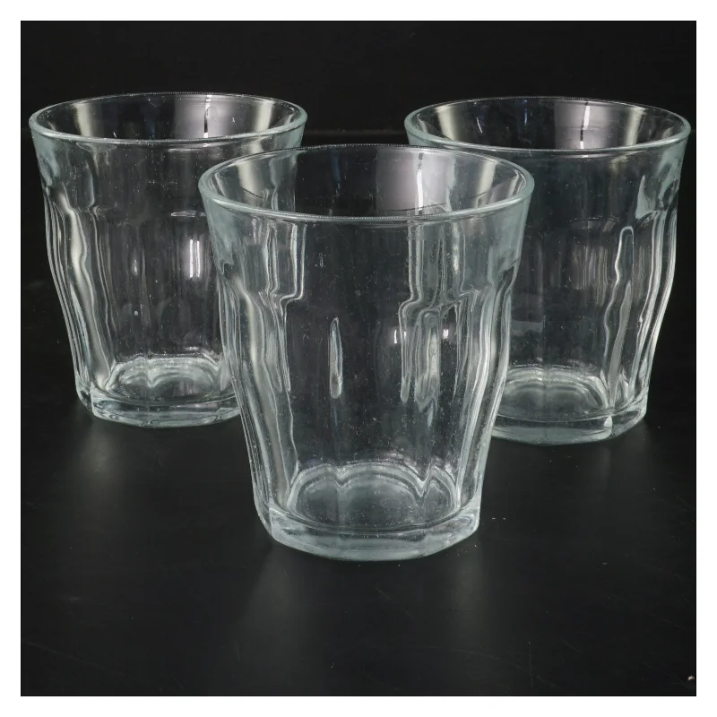 Tre glas (str. 3 stk Ø 9 cm længde 10 cm)