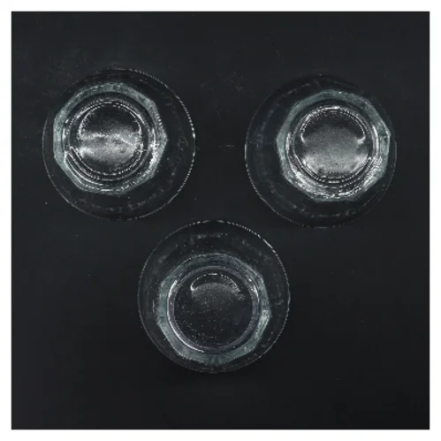 Tre glas (str. 3 stk Ø 9 cm længde 10 cm)