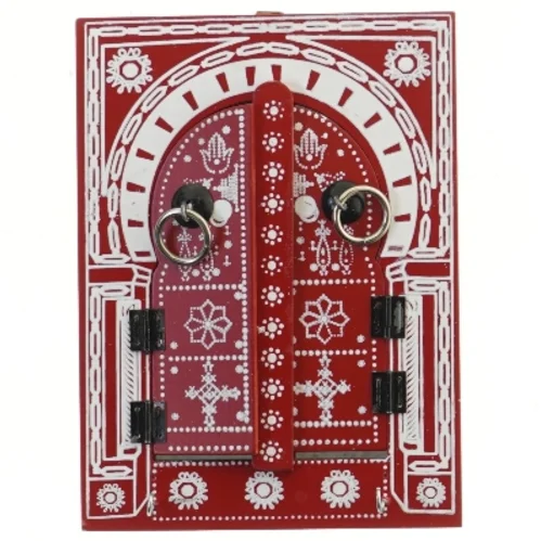 Dekorativ vægophæng med spejl (str. 24x17,5 cm)