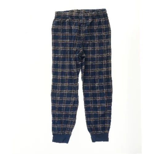 Pyjamasbukser med tern (str.  talje 35 cm, længde 88 cm)