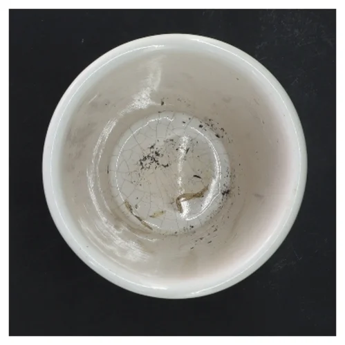 Hvid Krukke (str. Ø 10 cm længde 12,5 cm)