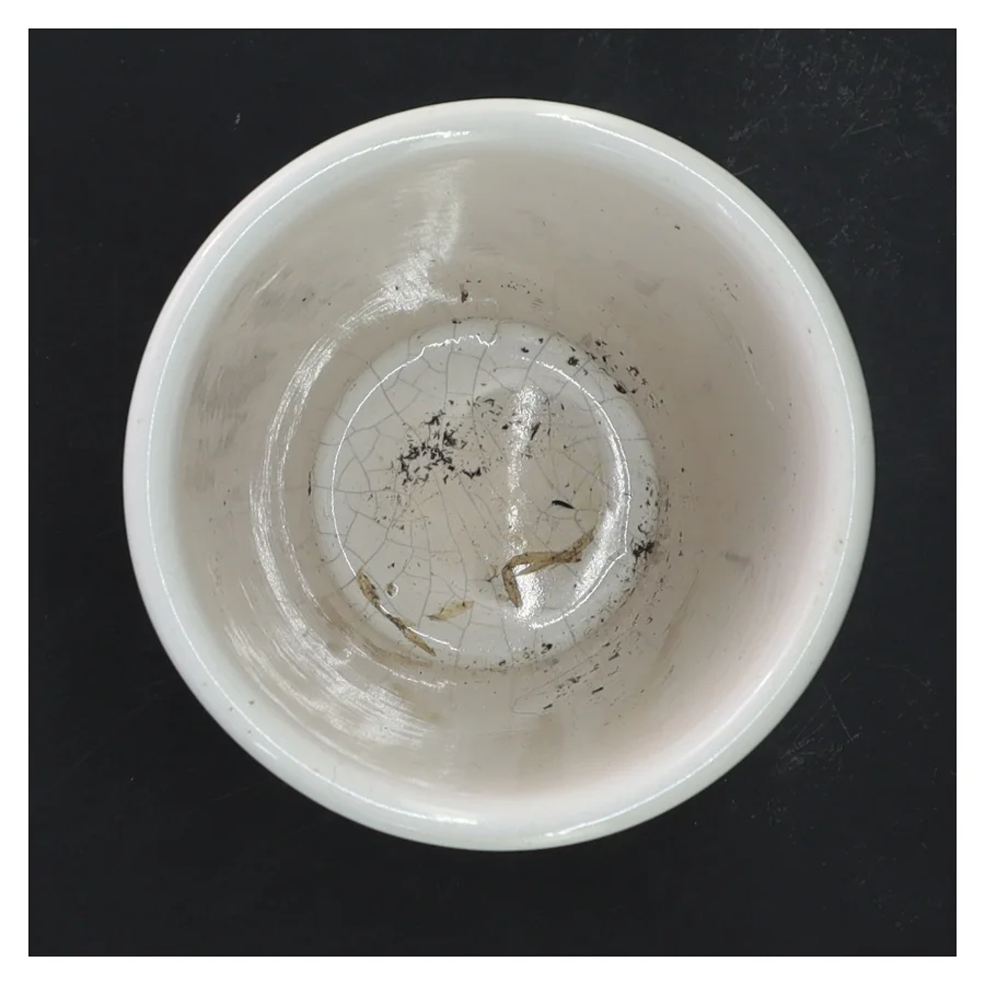 Hvid Krukke (str. Ø 10 cm længde 12,5 cm)