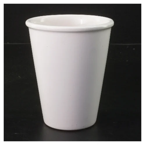 Hvid Krukke (str. Ø 10 cm længde 12,5 cm)