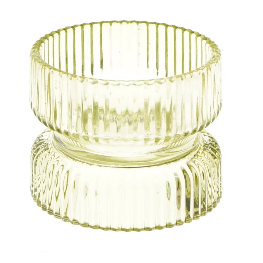 Glas lysestage (str. 9x7 cm)