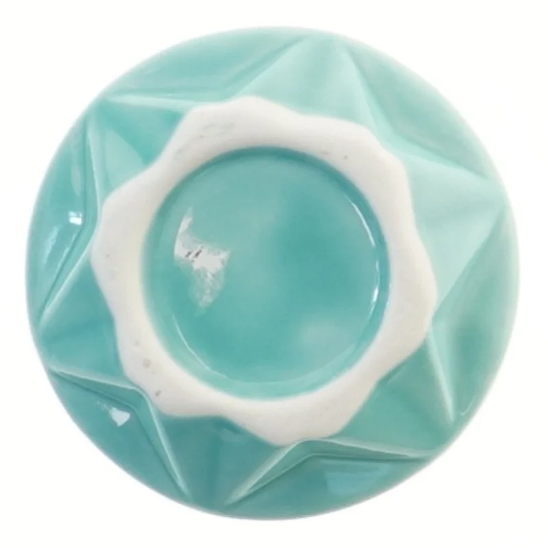 Lille geometrisk vase (str. 8 cm)