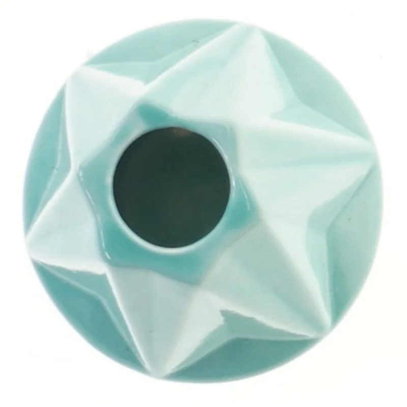 Lille geometrisk vase (str. 8 cm)