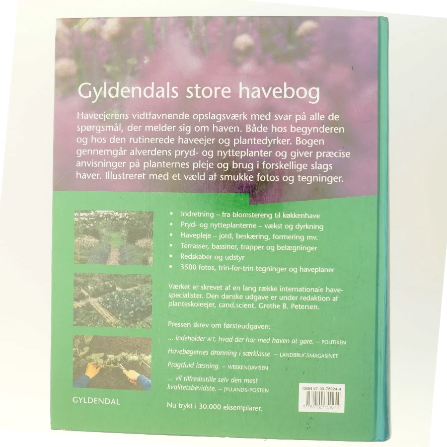 Gyldendals store havebog af Grethe B. Petersen (f. 1947) (Bog)