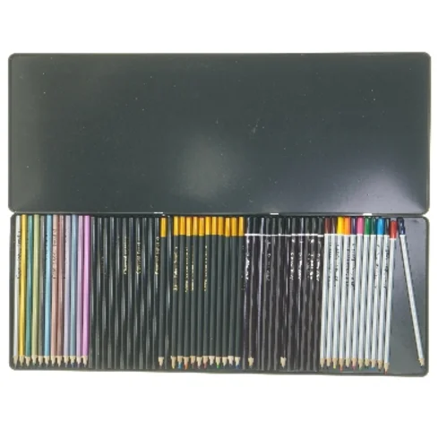 Sæt med farveblyanter fra Netto (str. 48x18,5 cm)