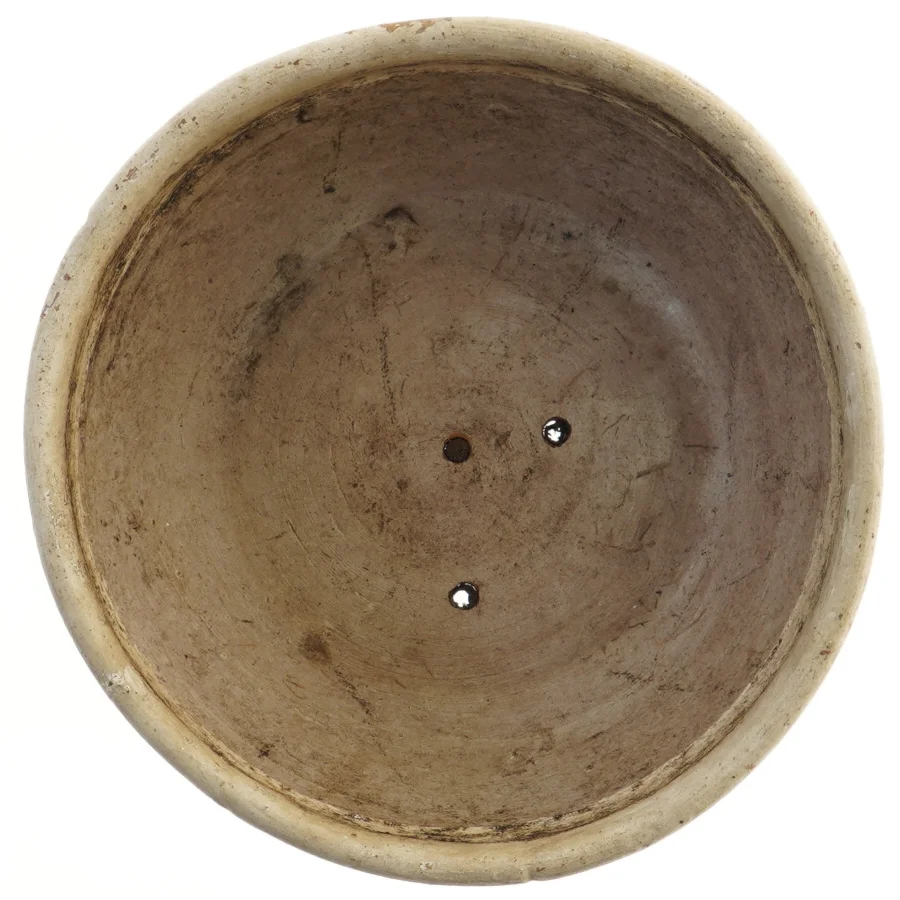 Terracotta krukke med drænhuller (str. Ø 27,5 cm)