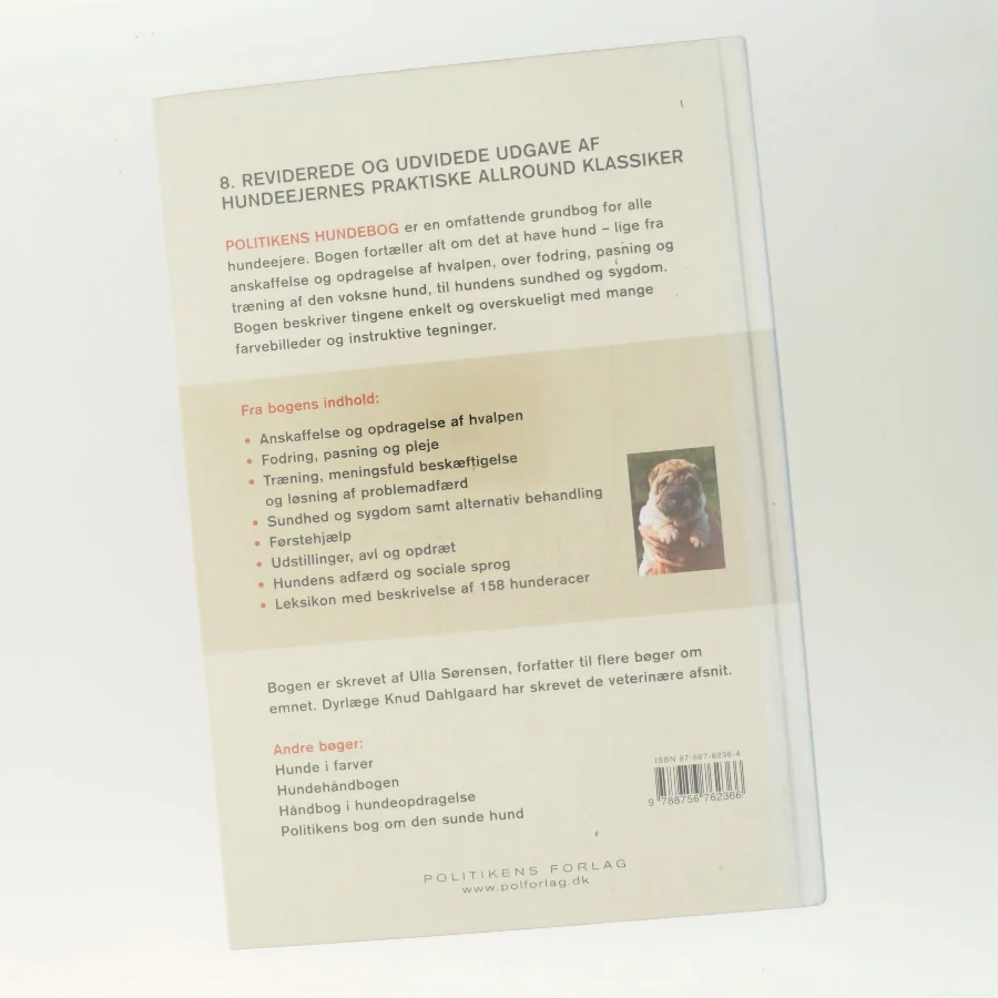 Politikens hundebog af Ulla Sørensen (f. 1935) (Bog)