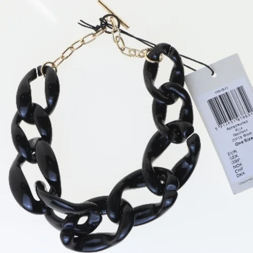 Sort kæde halskæde (str. 50 cm)