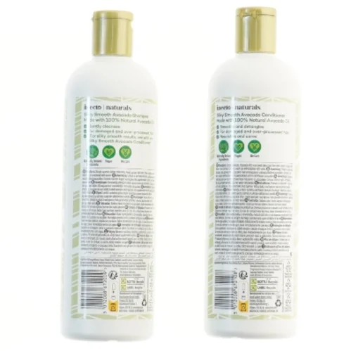 Inecto Naturals Silky Smooth shampoo og balsam fra Inecto (str. 2 stk 22 cm)