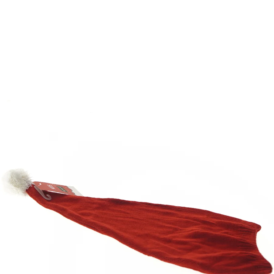 Rød nissehue til børn (str. 50x23 cm)