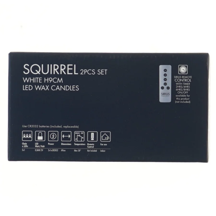 LED egern lys sæt fra Sirius (str. 9 cm)