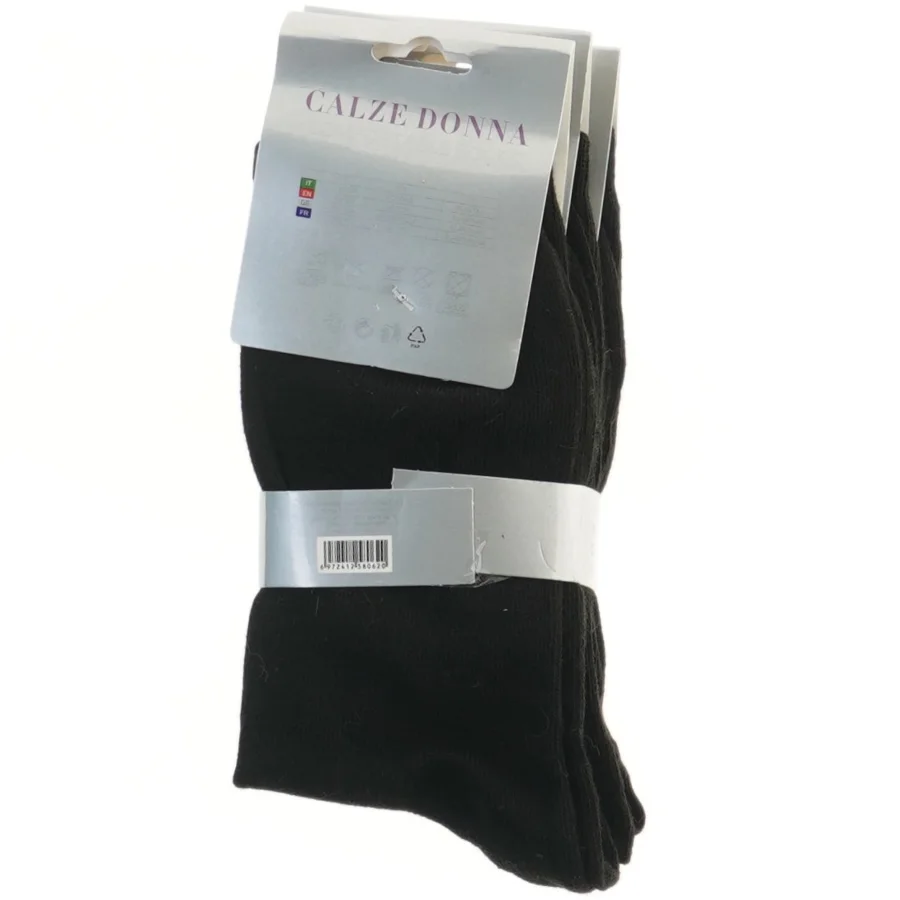 Galze Donna 3 par Sorte sokker, str. 35-41 fra Peigile (str. 35-41 cm)