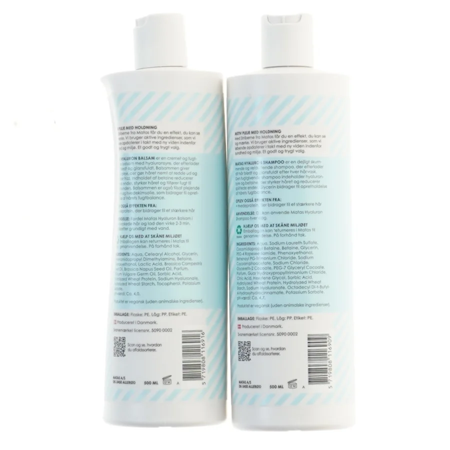 Matas Hyaluron Shampoo og Balsam fra Matas (str. 2 stk 21,5 cm)