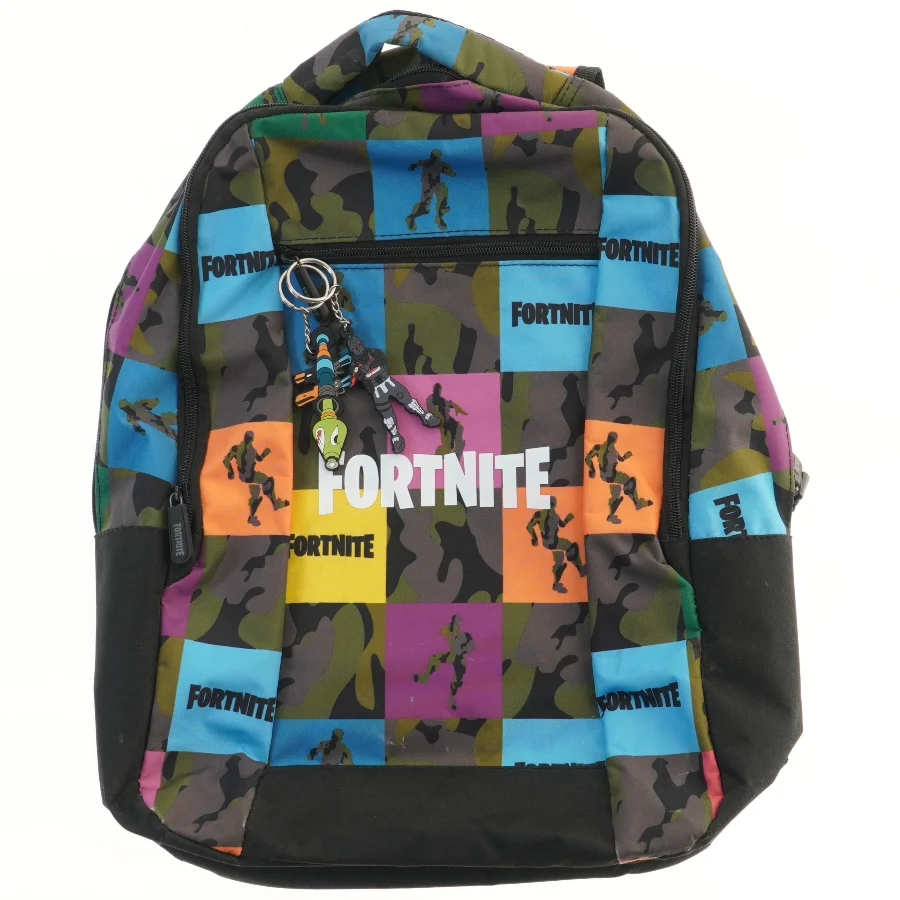 Fortnite rygsæk med nøglering fra Fortnite (str. 47x40 cm)