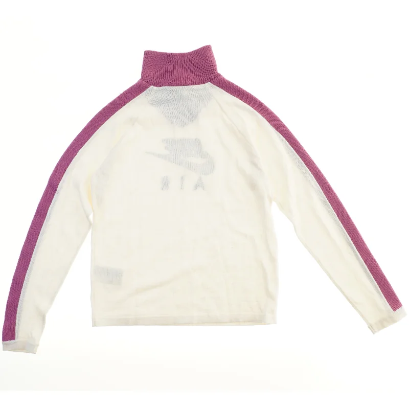 Langærmet trøje med lynlås fra Nike (str. 134)