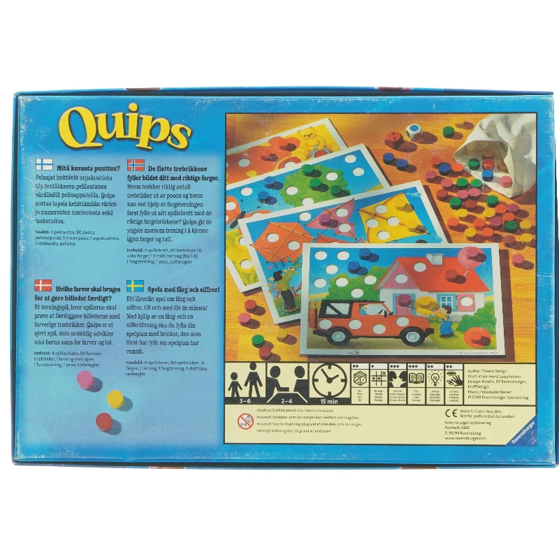 Quips brætspil fra Ravensburger (str. 34x23 cm)