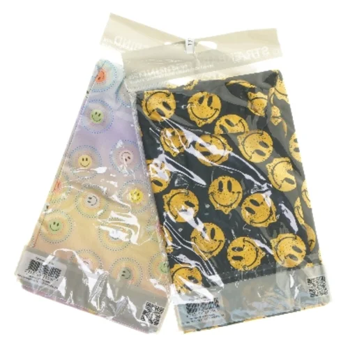 Strækbart bogbind A4 med smiley-motiv fra Conzept (str. A4 cm)