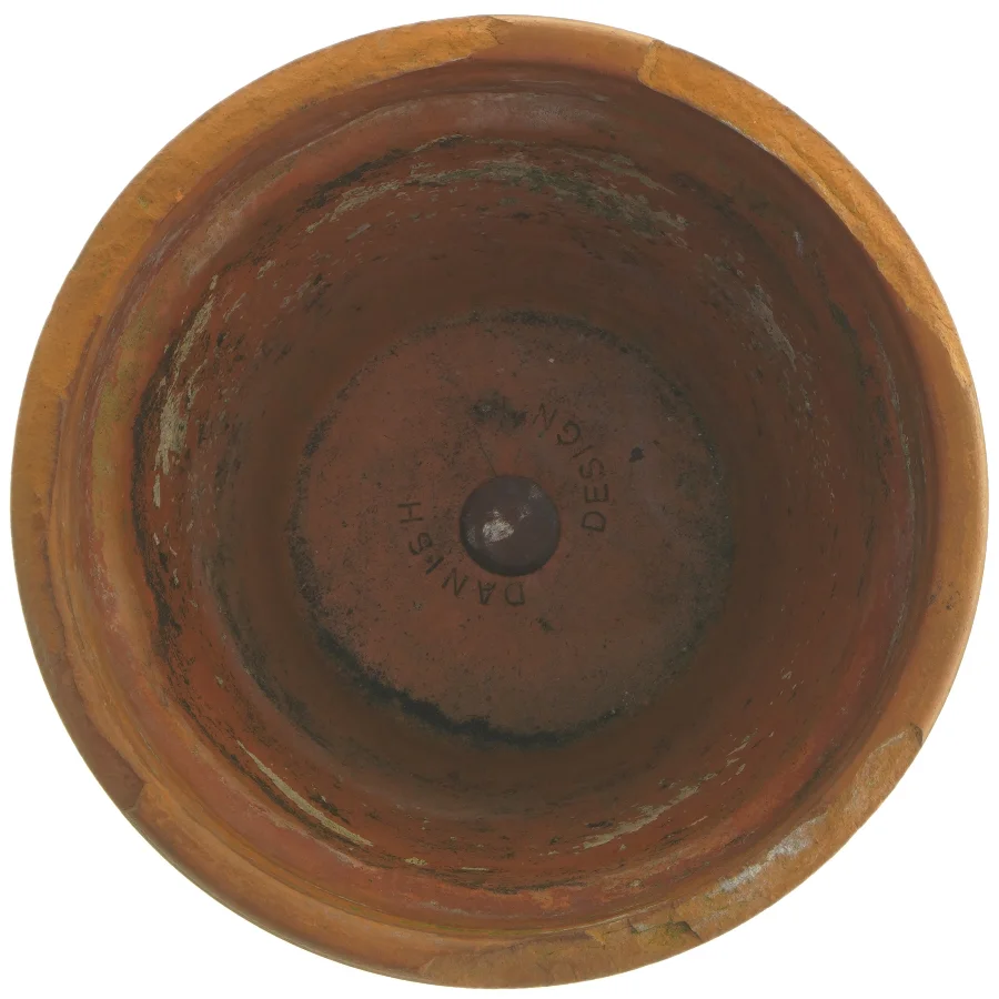 Terracotta urtepotte med underskål (str. 20x17 cm)