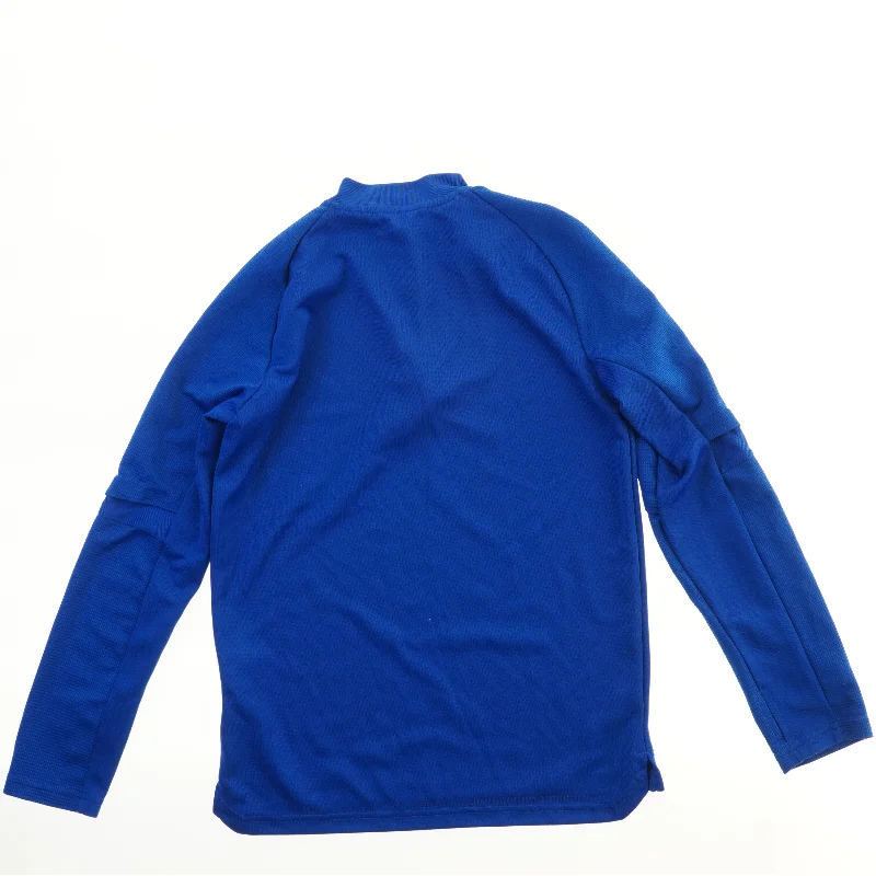 Langærmet sportstrøje med lynlås fra Adidas (str. 152)