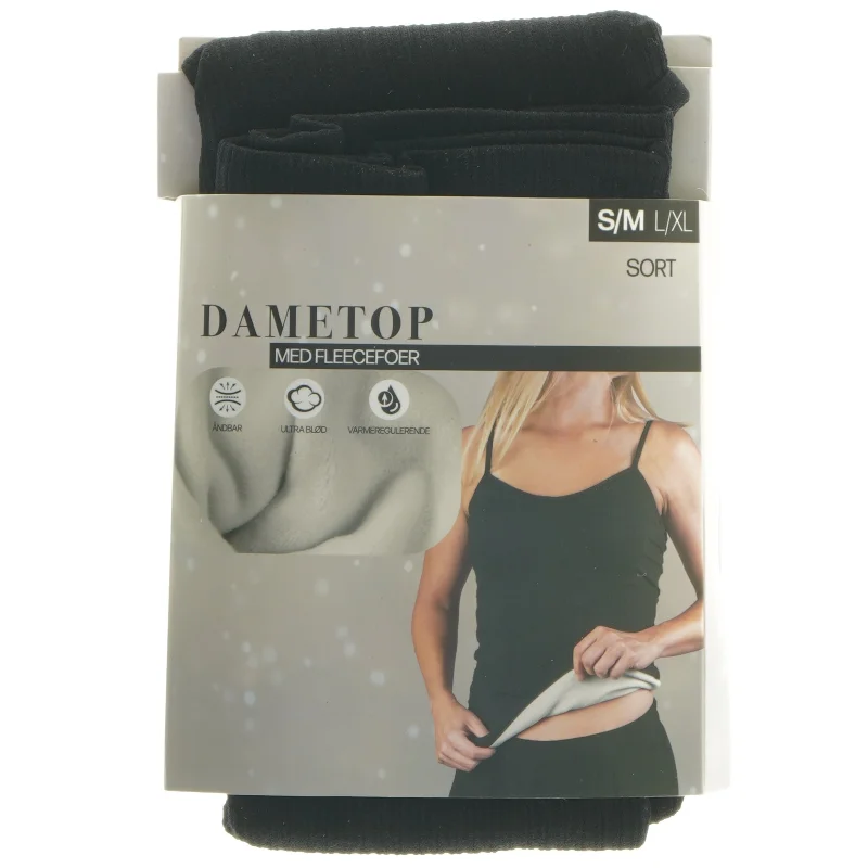 Dametop med fleecefoer S/M fra Coop (str. S/M, cm)