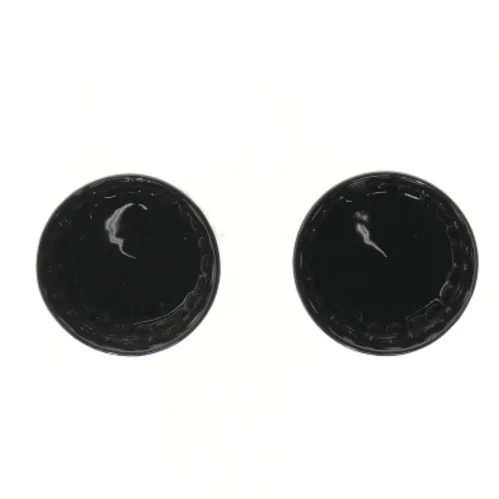 Sort fyrfadsstage sæt (str. Ø 7 cm)