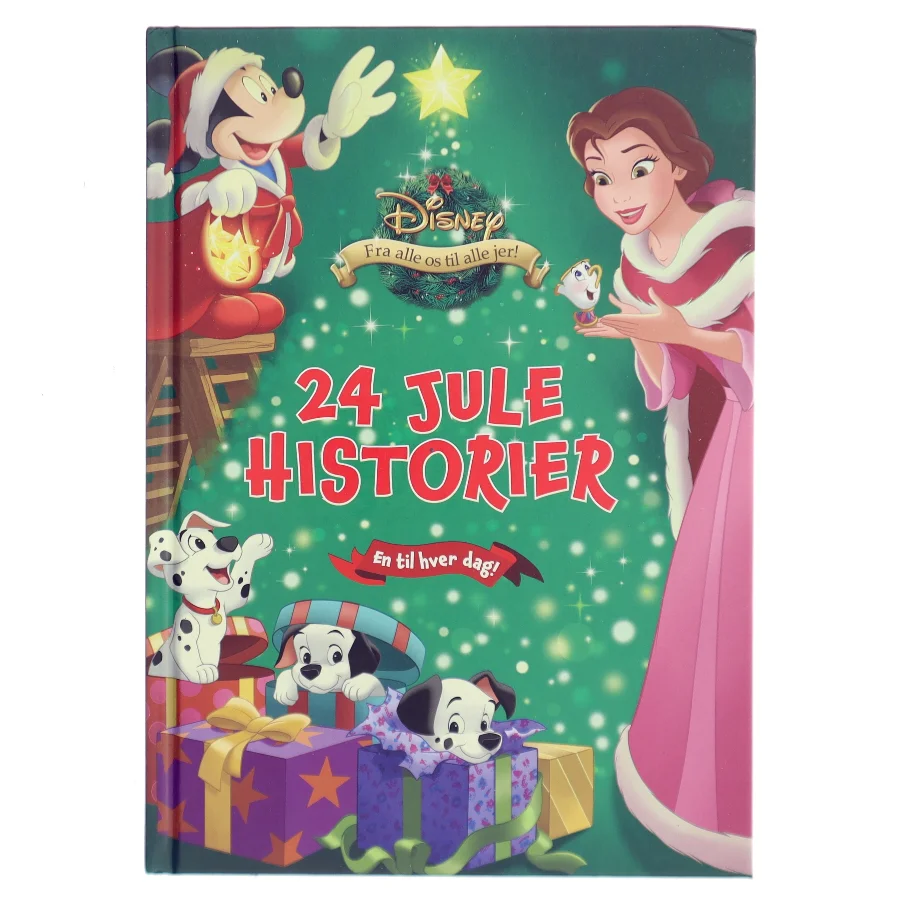 Disney Julekalenderbog - Disney Julekalenderbog med 24 forseglede Disney juleeventyr (Bog)