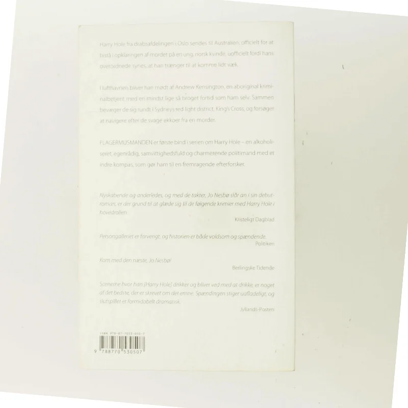 Flagermusmanden af Jo Nesbø (Bog)