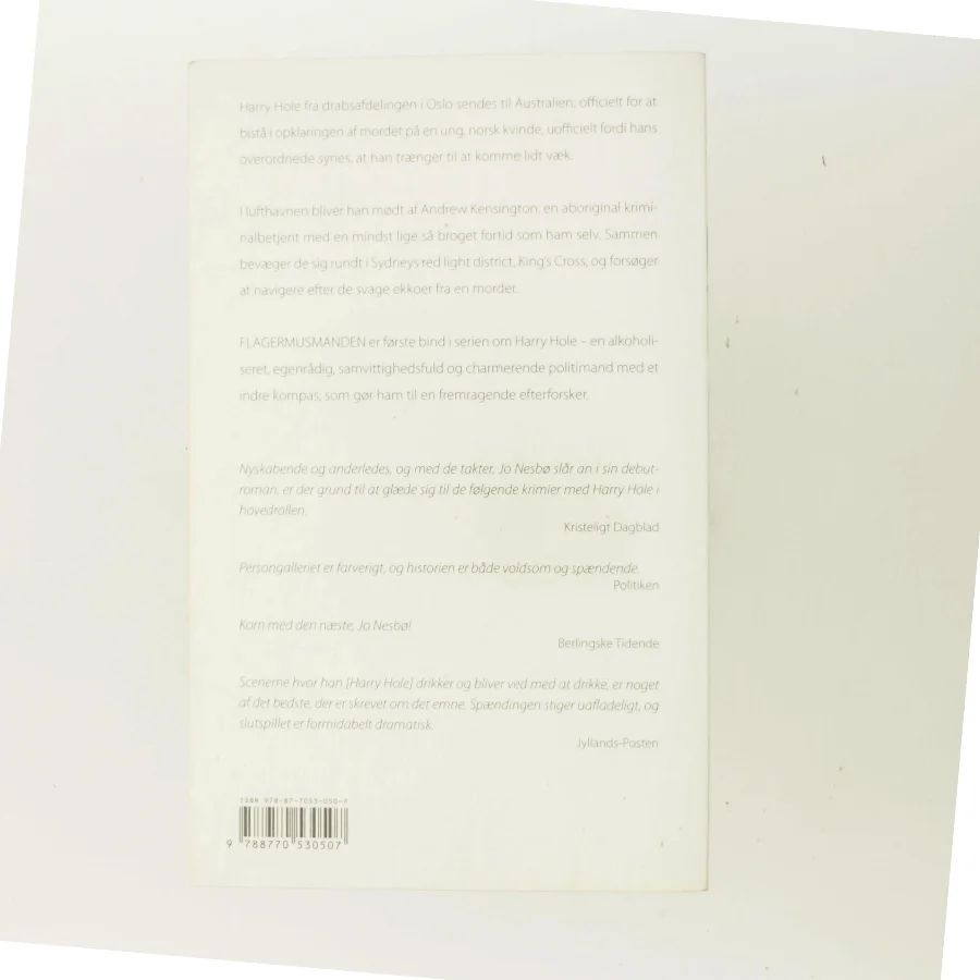 Flagermusmanden af Jo Nesbø (Bog)