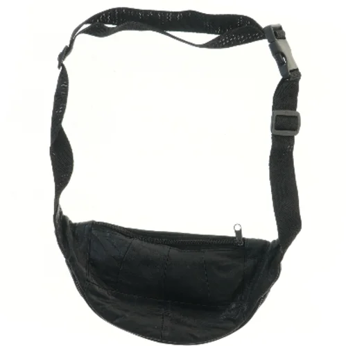 Sort bæltetaske (str. 29x14,5 cm)