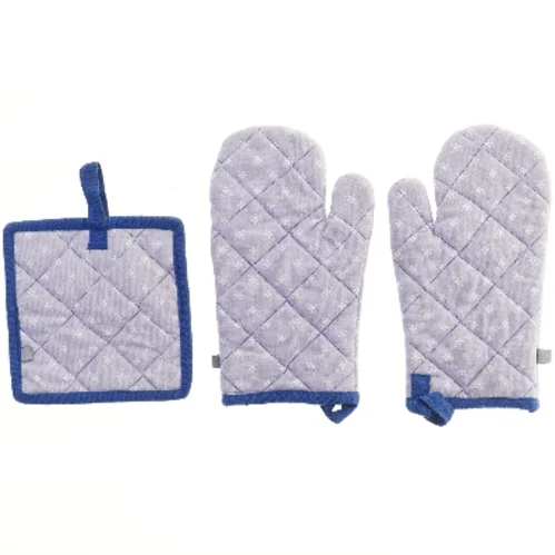 Grillhandsker og grydelap sæt (str. 30x14 cm)