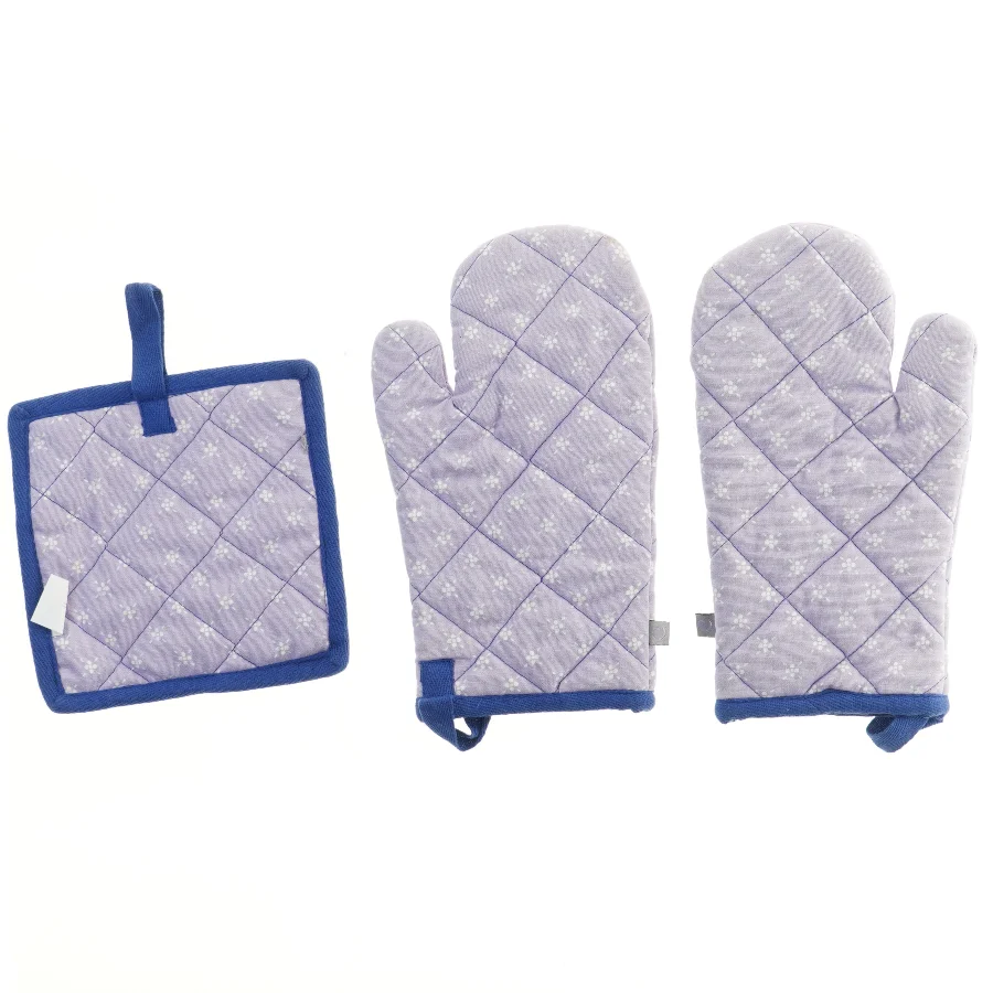 Grillhandsker og grydelap sæt (str. 30x14 cm)