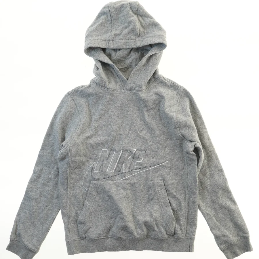 Grå hættetrøje fra Nike (str. 158)