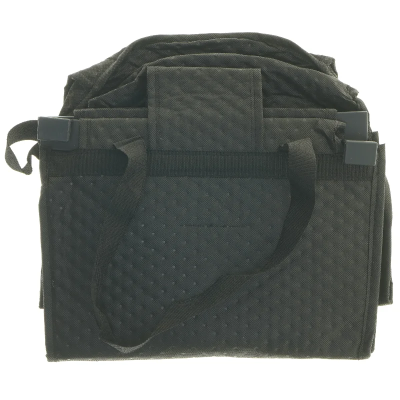 Sort transporttaske med polstrede sider (str. 53x31 cm)