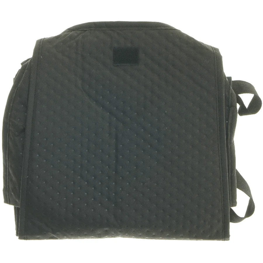 Sort transporttaske med polstrede sider (str. 53x31 cm)