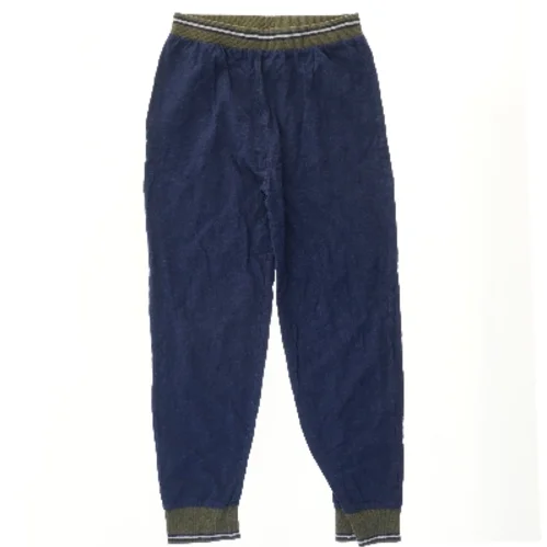 Blå sweatpants med elastisk talje (str.  31x89 cm)