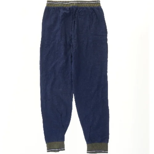 Blå sweatpants med elastisk talje (str.  31x89 cm)