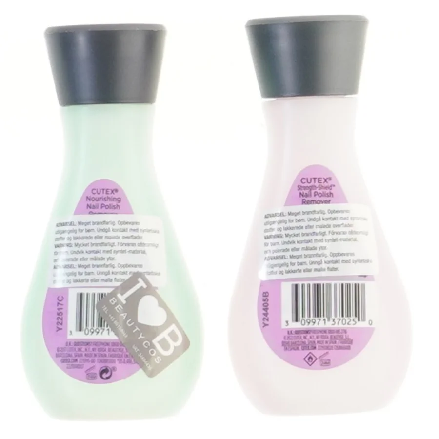 Neglelakfjerner fra Cutex fra Cutex (str. 2 stk 13 cm)
