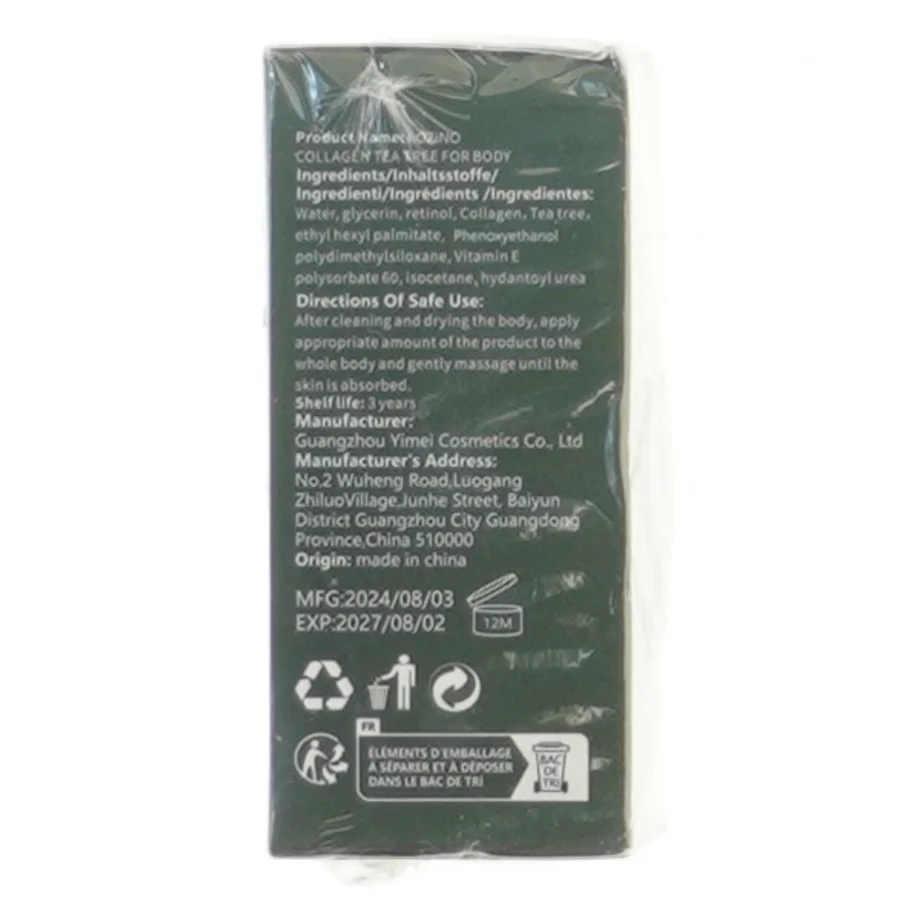 Rozino collagen cream med tea tree fra Rozino (str. 11x6 cm)