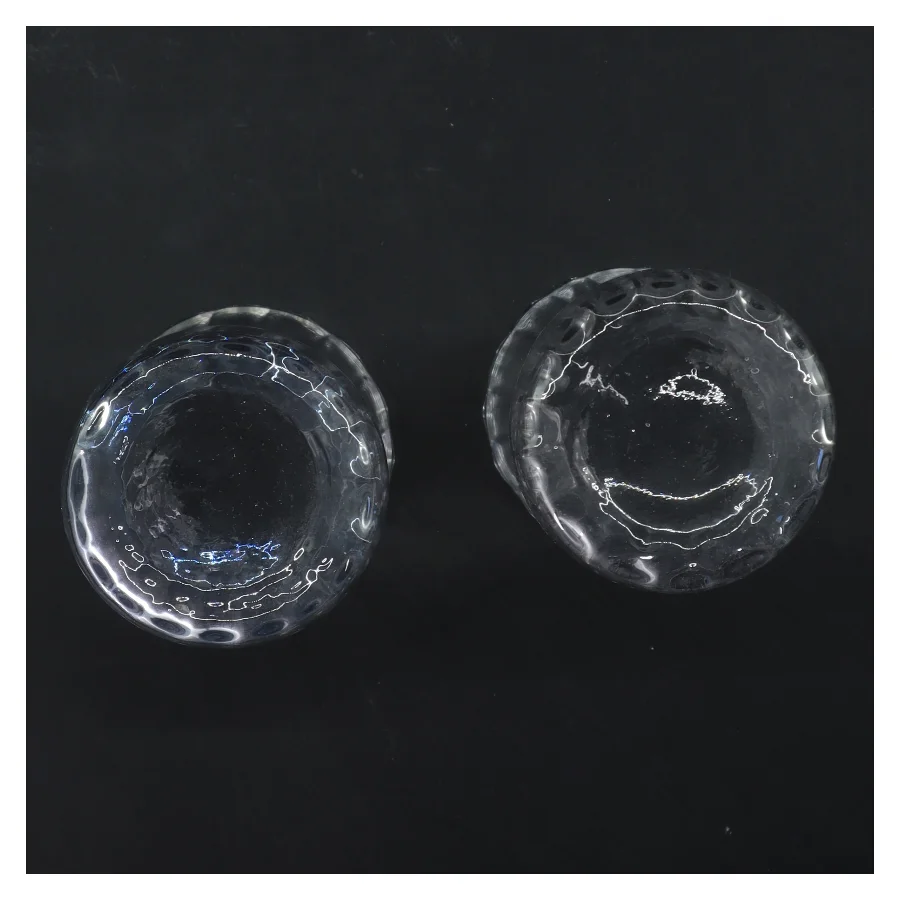 2 flotte hyacinterglas  (str. 2 stk Ø 8 cm længde 16 cm)